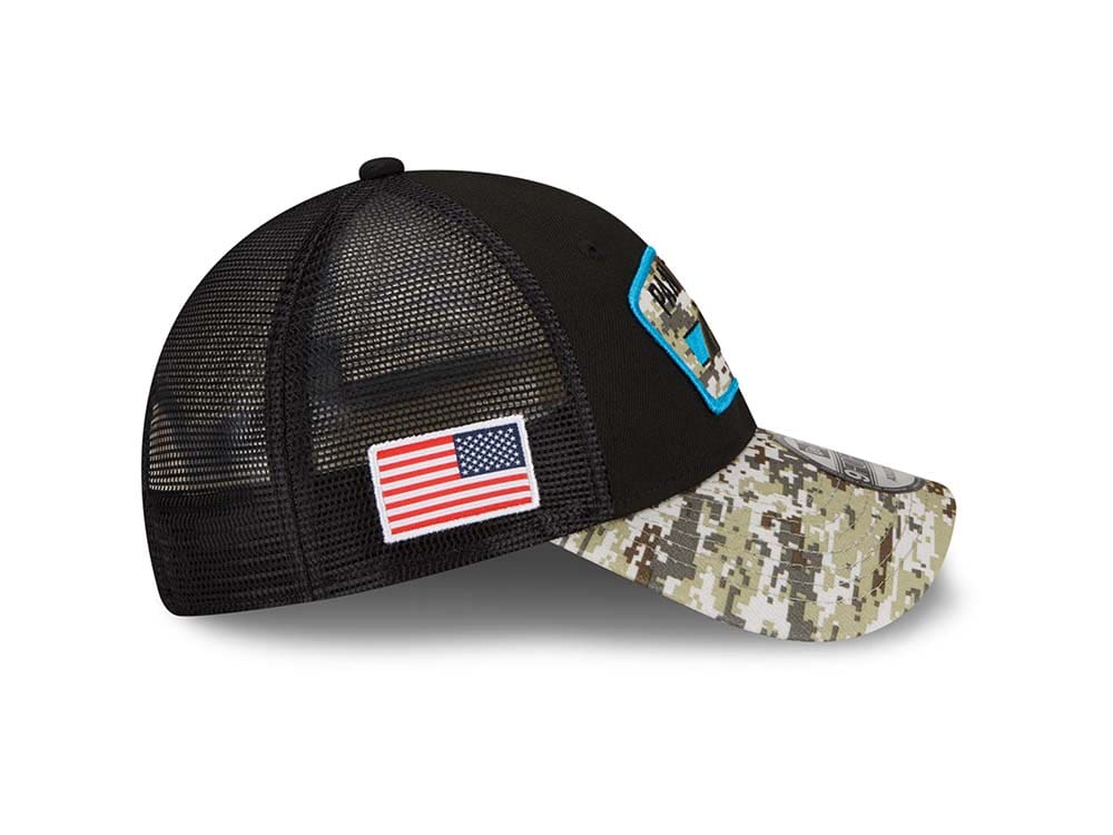 New Era Carolina Panthers Salute to Service 21 9Forty Trucker Snapback Hat