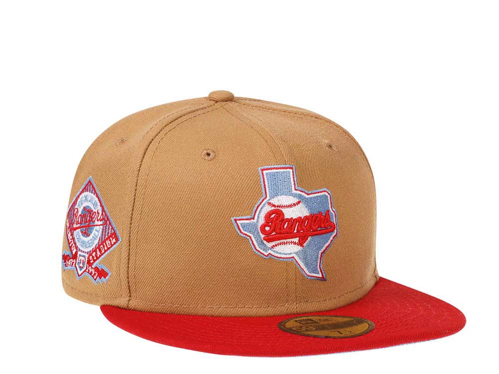 New Era Texas Rangers Arlington Stadium Two Tone Edition 59Fifty Fitted Hat