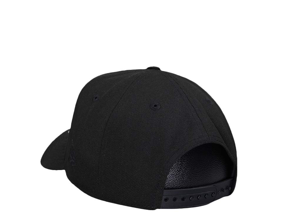 New Era Seattle Mariners 40th Anniversary Throwback Black Edition 9Forty A Frame Snapback Hat