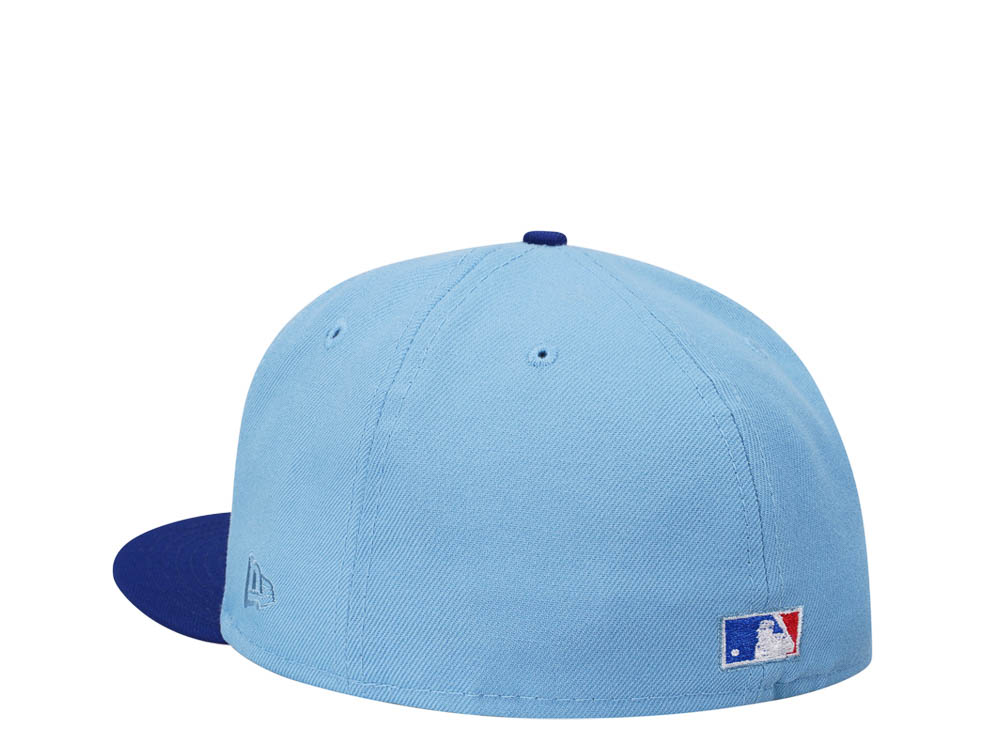 New Era Texas Rangers Inaugural Season 2020 Sky Pink Two Tone Edition 59Fifty Fitted Hat