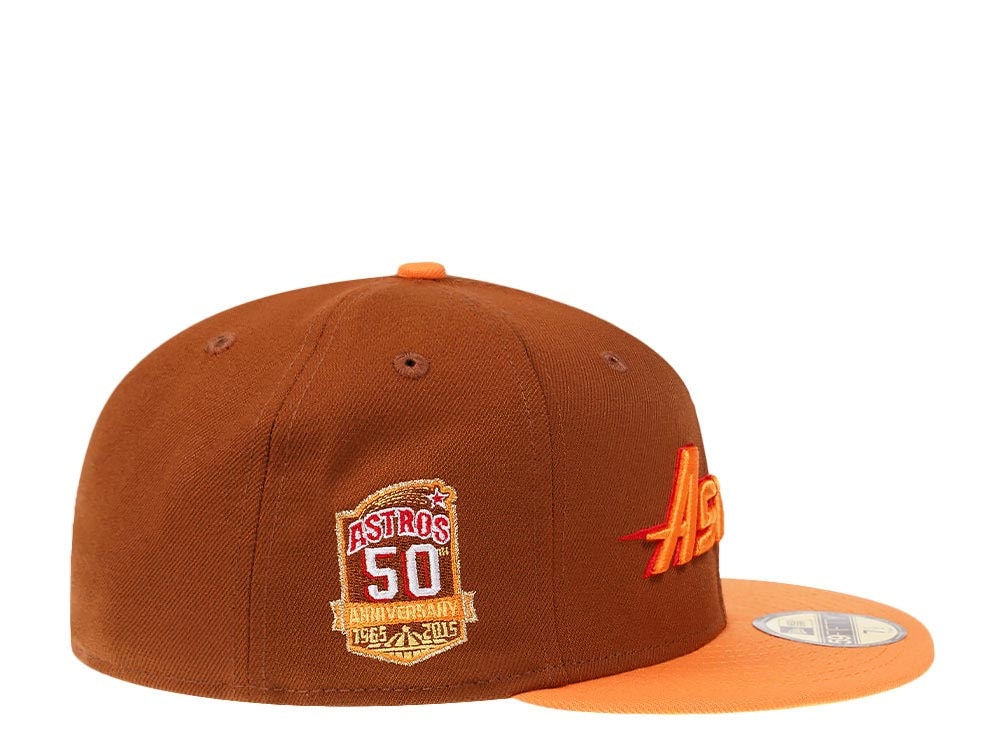 New Era Houston Astros 50th Anniversary Bourbon Volt Prime Edition 59Fifty Fitted Hat