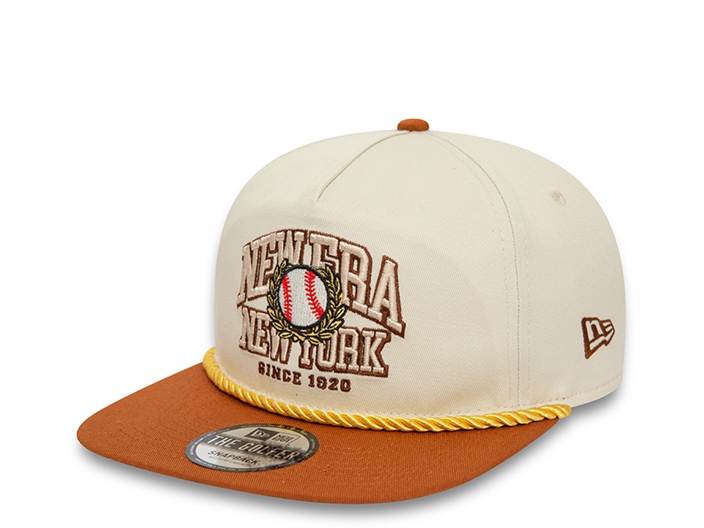 New Era Brown New World Golfer Snapback Hat