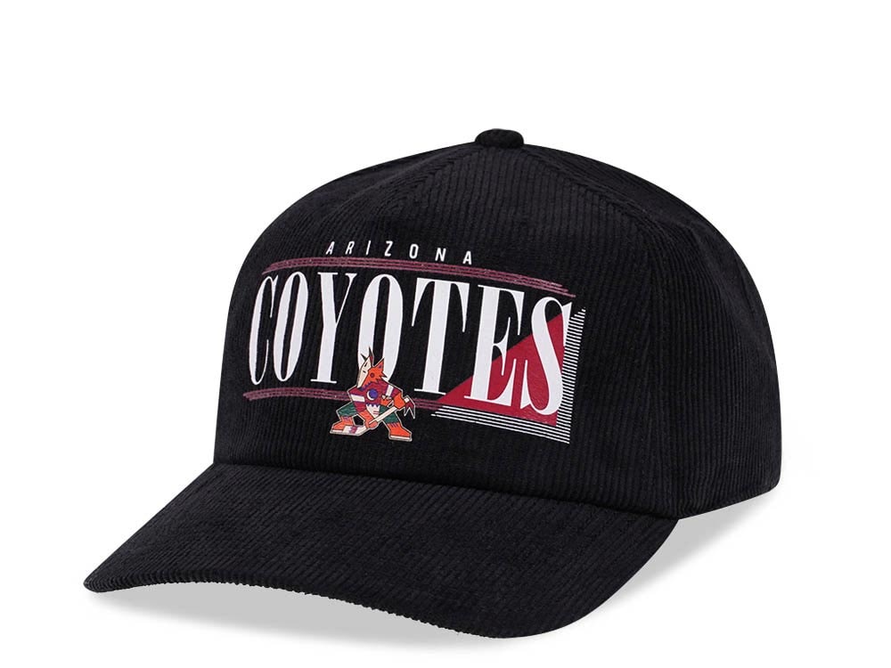 American Needle Arizona Coyotes Black Cord Snapback Hat