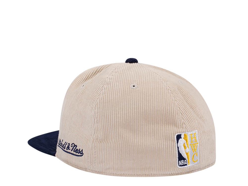 Mitchell & Ness Golden State Warriors All Star 2000 Two Tone Hardwood Classic Cord Edition Dynasty Fitted Hat
