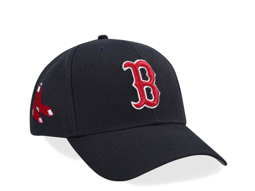 47Brand Boston Red Sox Navy Sure Shot MVP Snapback Hat