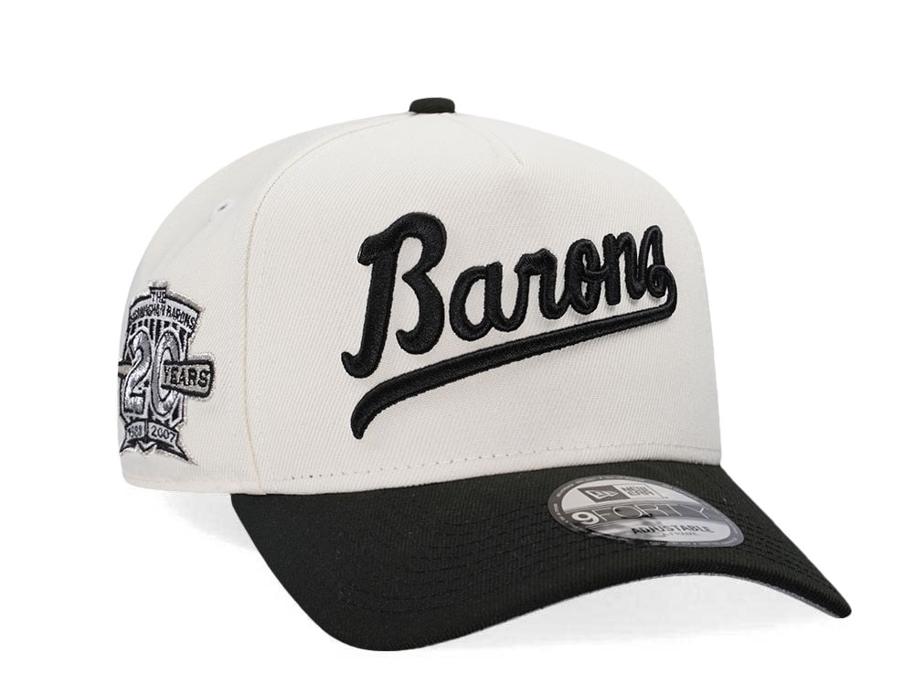 New Era Birmingham Barons 20 Years Chrome Two Tone Edition 9Forty A Frame Snapback Hat