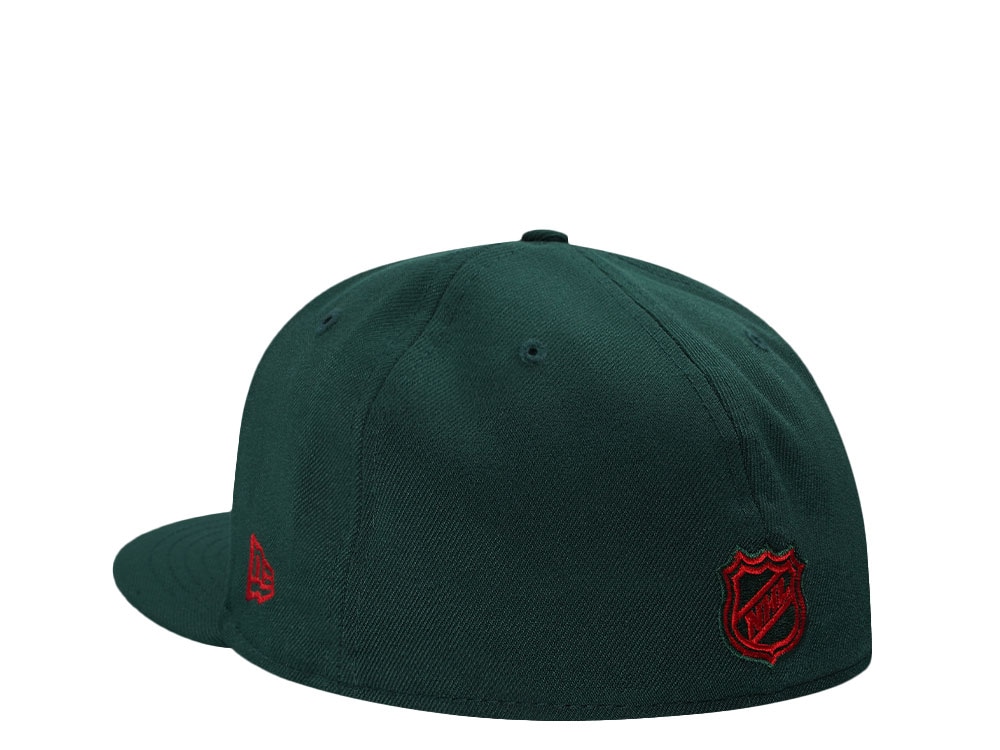 New Era New Jersey Devils Dark Green Champions Banner Edition 59Fifty Fitted Hat