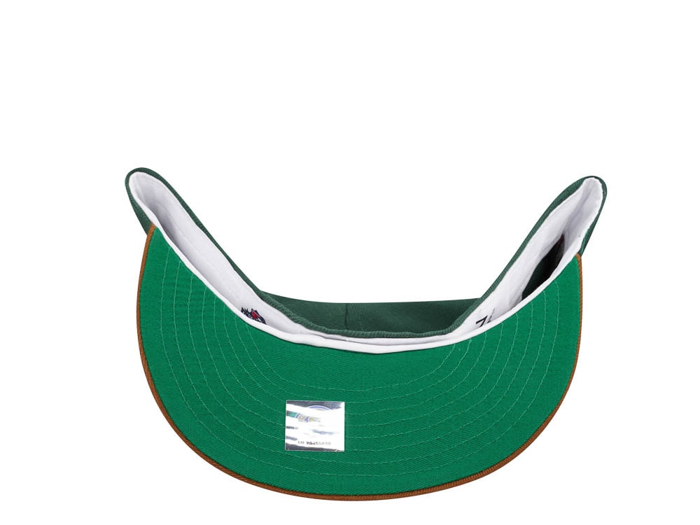 New Era Buffalo Bisons Green Copper Metallic Elite Two Tone Edition 59Fifty Fitted Hat