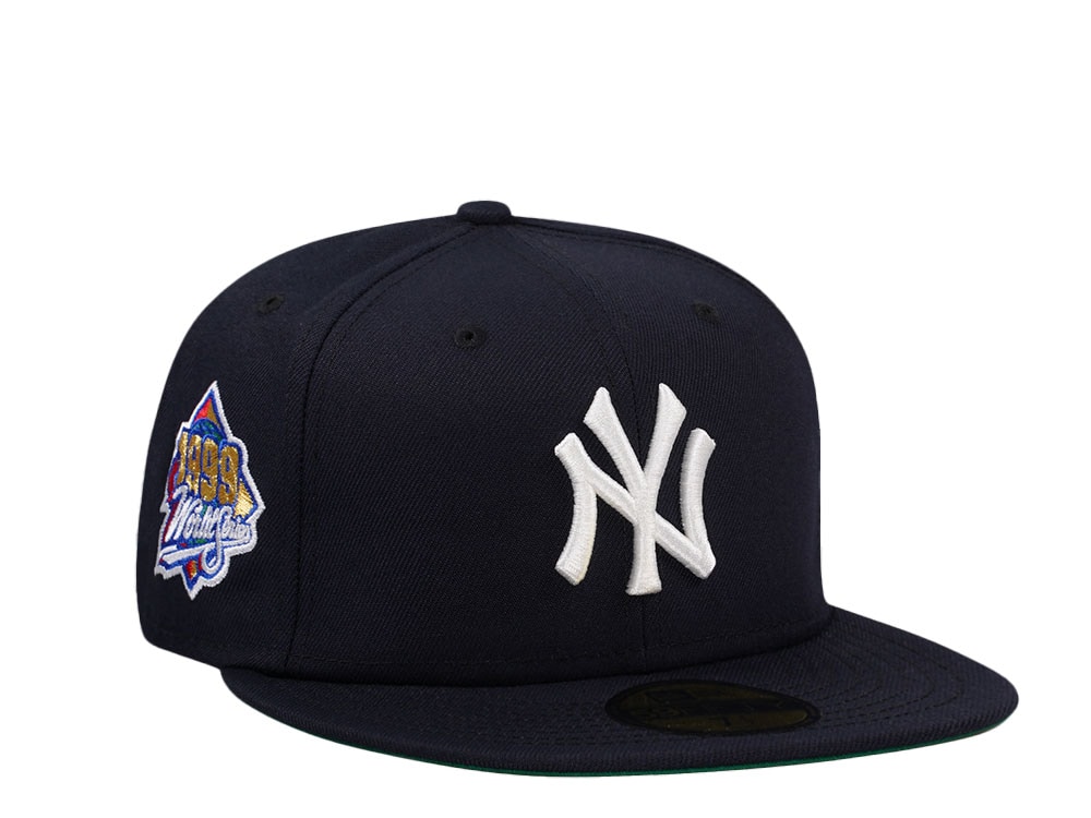 New Era New York Yankees World Series 1999 Navy Throwback Edition 59Fifty Fitted Hat