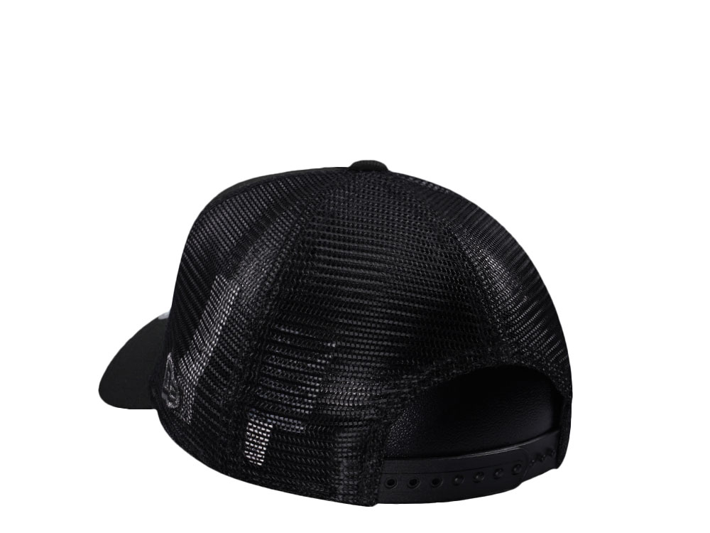 New Era Chicago White Sox Black Metallic Trucker Edition 9Forty A Frame Snapback Cap