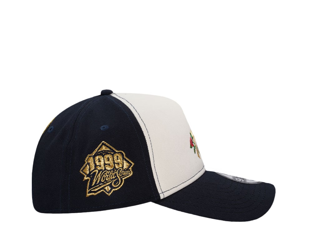 New Era New York Yankees World Series 1999 Gold Navy Two Tone 9Forty A Frame Snapback Hat