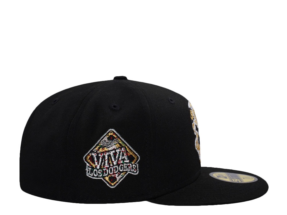 New Era Los Angeles Dodgers Viva La Black Skull Edition 59Fifty Fitted Cap