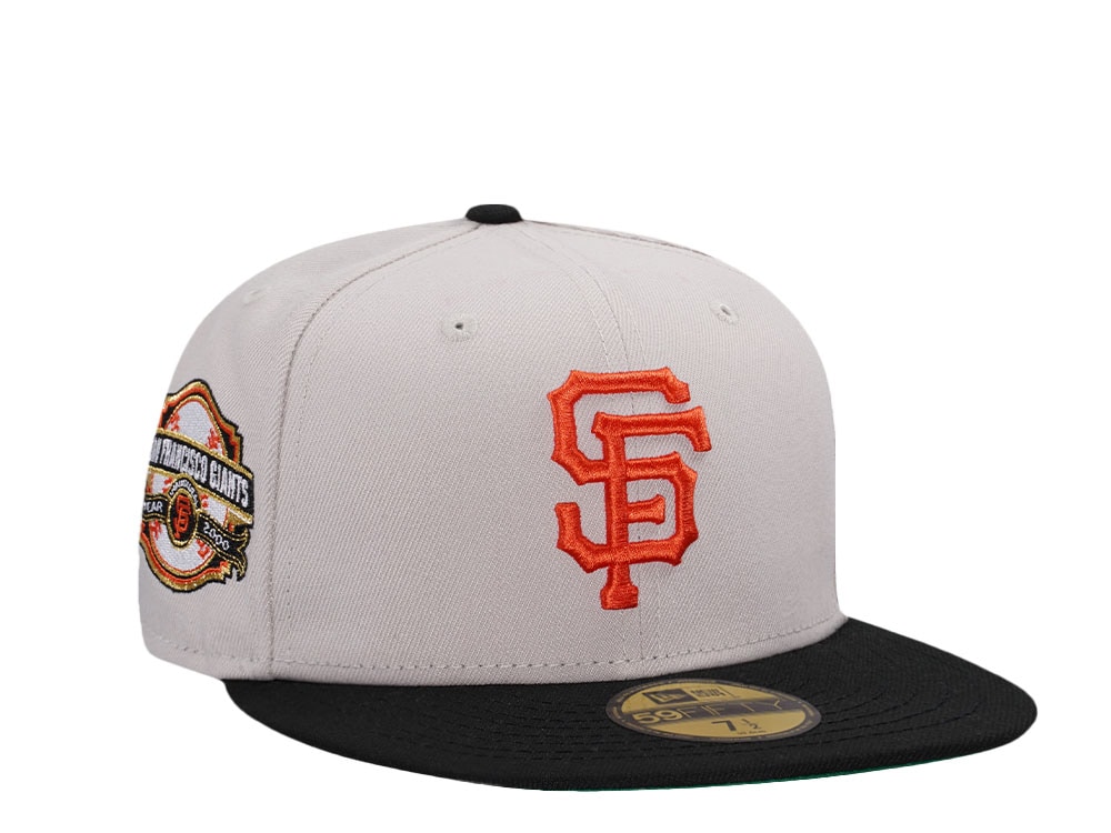 New Era San Francisco Giants Inaugural Year 2000 Stone Chrome Edition 59Fifty Fitted Hat
