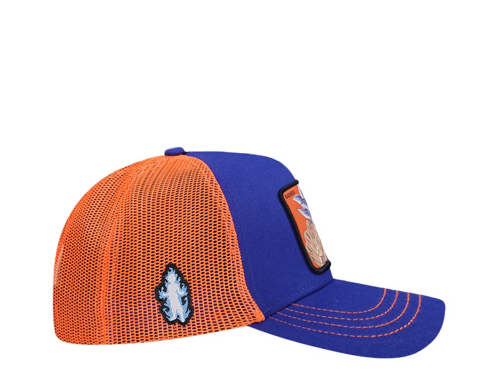 Capslab Dragon Ball Super Goku Blue/Orange Trucker Snapback Hat