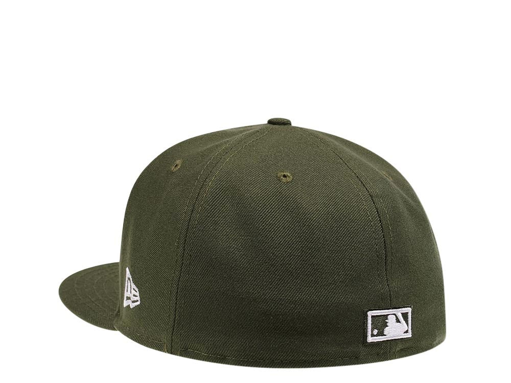 New Era Los Angeles Dodgers 100th Anniversary Rifle Green Edition 59Fifty Fitted Hat