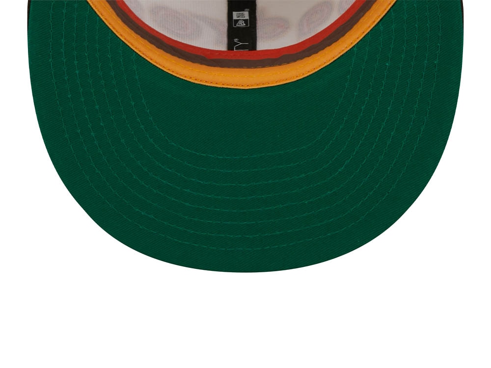 New Era San Diego Padres White Retro Script 50th Anniversary Throwback Edition 59Fifty Fitted Hat