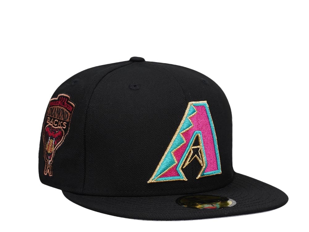 New Era Arizona Diamondbacks Inaugural Season 1998 Black Edition 59Fifty Fitted Hat