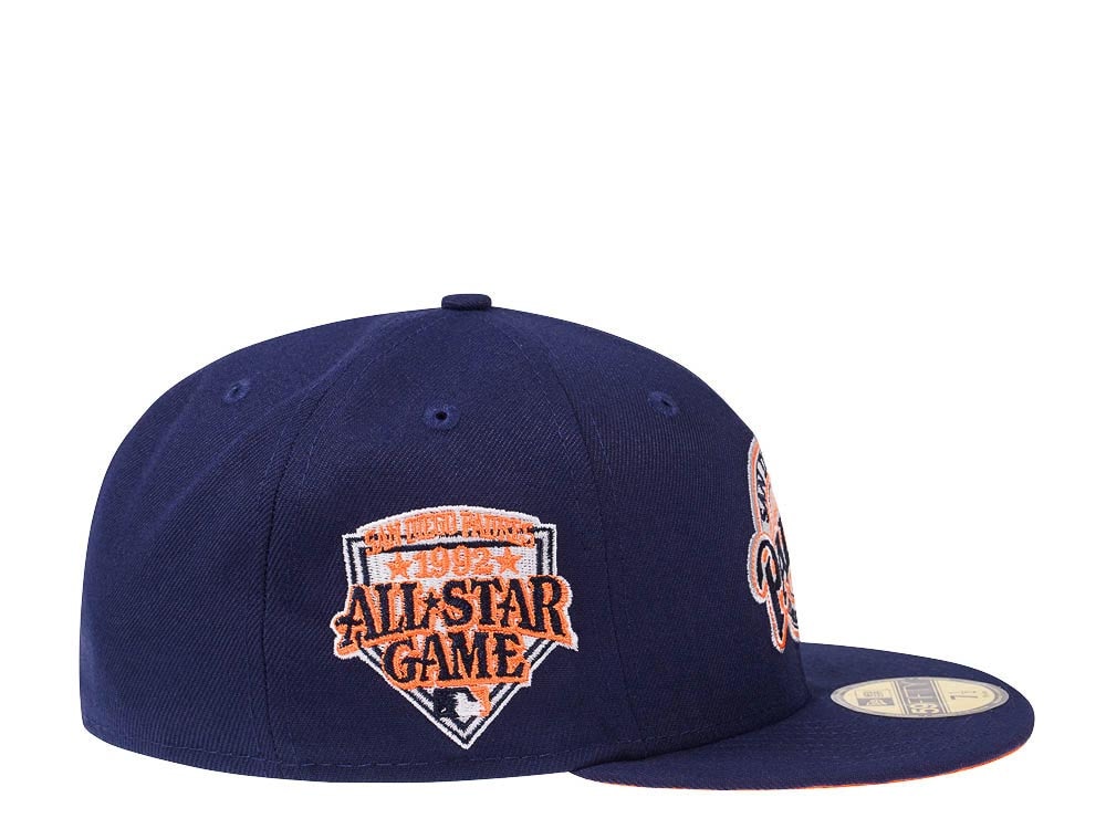 New Era San Diego Padres All Star Game 1992 Orange Flash Edition 59Fifty Fitted Hat