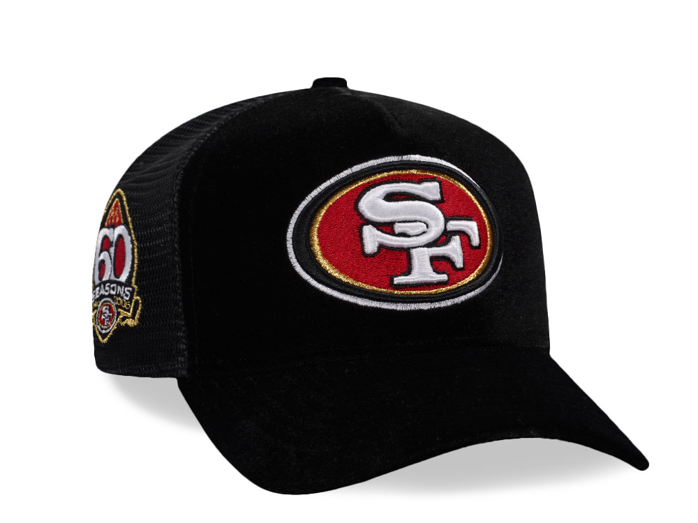 New Era San Francisco 60 Seasons Velvet Trucker Edition 9Forty A Frame Snapback Hat