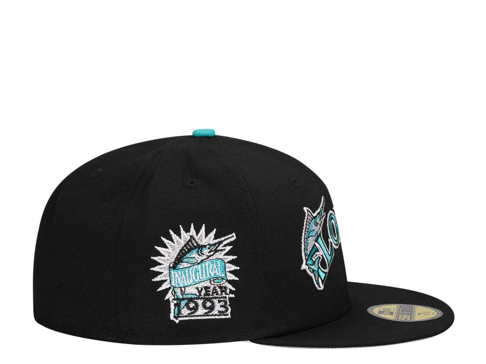 New Era Florida Marlins Inaugural Year 1993 Black Prime Edition 59Fifty Fitted Hat