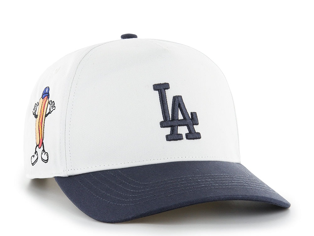 47Brand Los Angeles Dodgers White Cartoon Icon Edition Hitch Snapback Cap