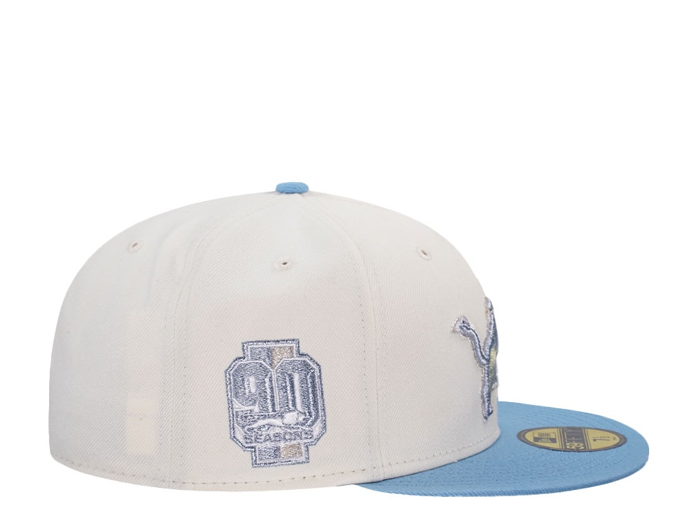 New Era Detroit Lions 90 Seasons Chrome Two Tone Edition 59Fifty Fitted Hat