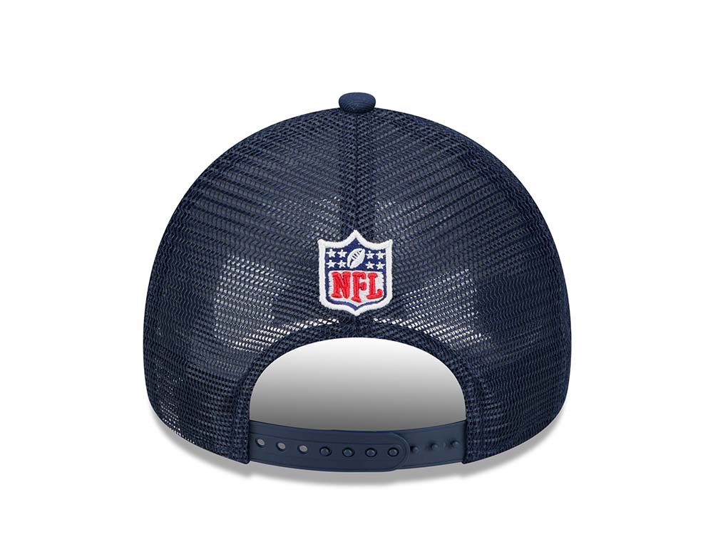 New Era New York Giants Sideline 2024 9Forty A Frame Trucker Snapback Hat