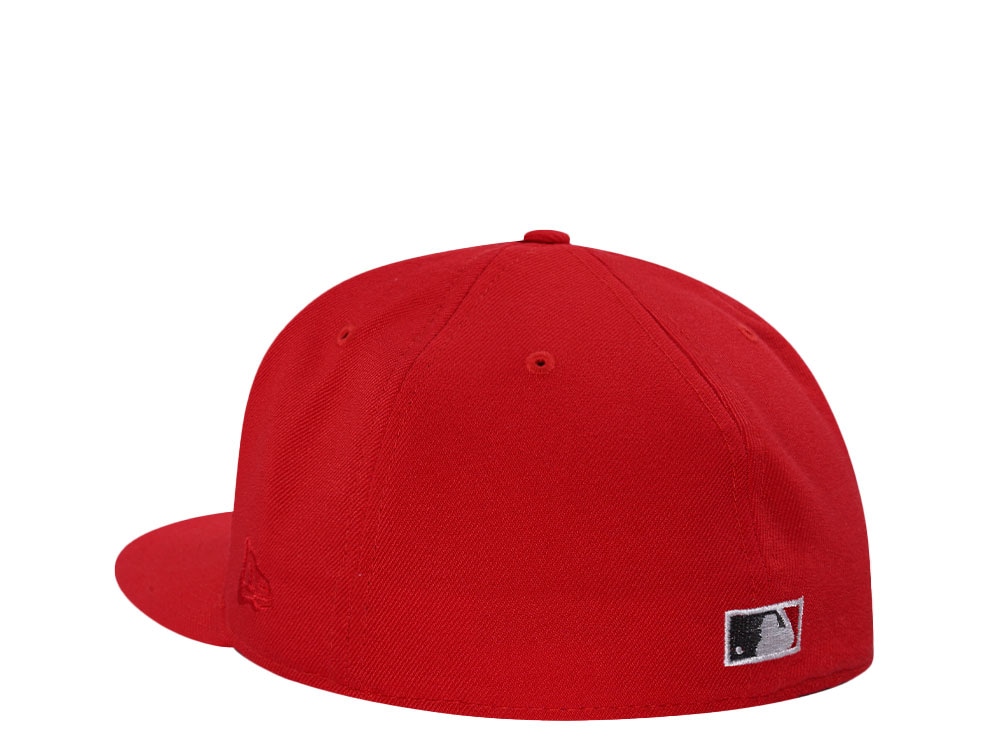 New Era Texas Rangers All Star Game 1995 Liquid Metal Red Edition 59Fifty Fitted Hat