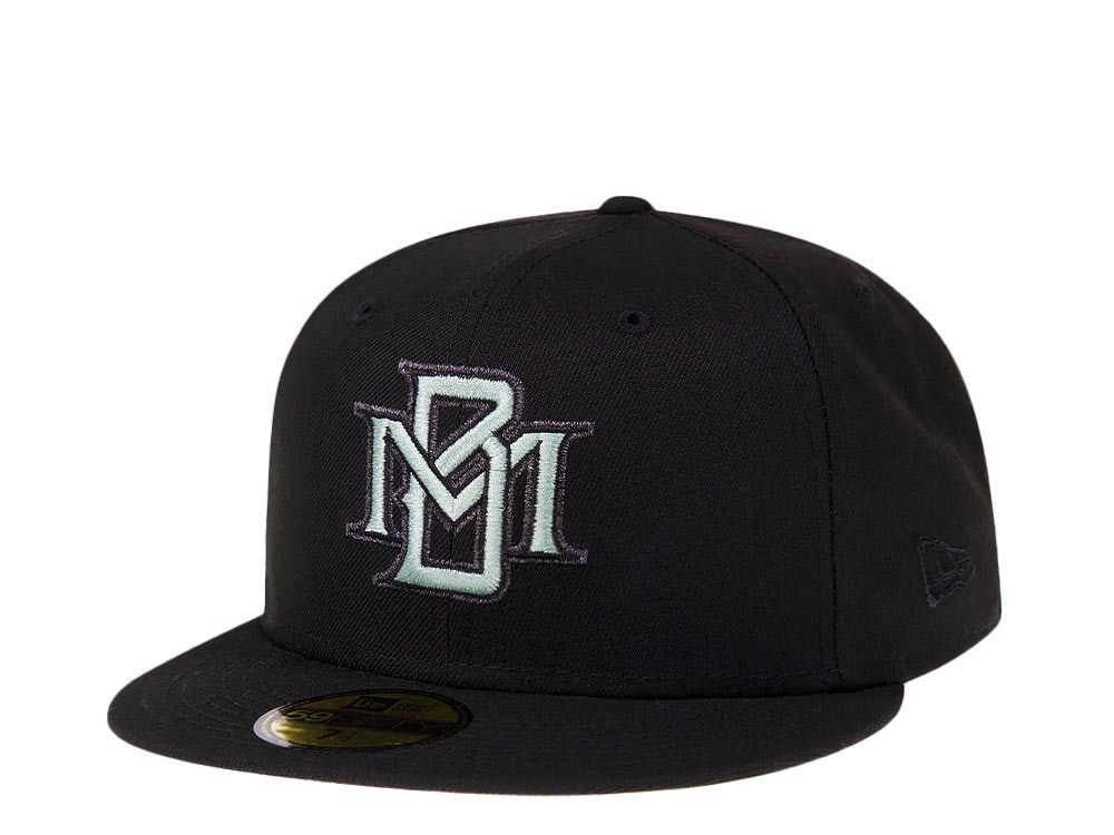 New Era Milwaukee Brewers Black Mint Classic Edition 59Fifty Fitted Hat