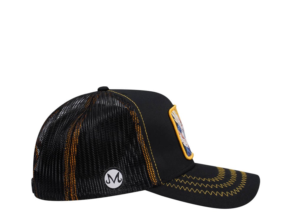 Capslab Dragon Ball Z Majin Vegeta Black Trucker Snapback Hat