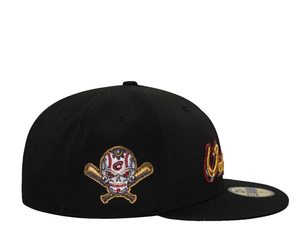 New Era Columbus Clippers Veleros Black Metallic Edition 59Fifty Fitted Hat