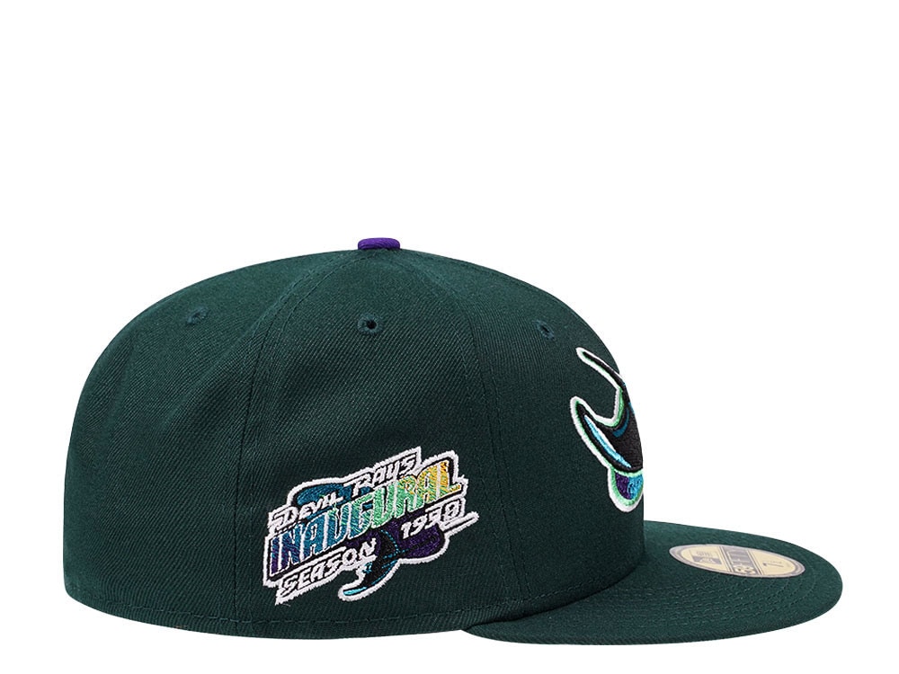 New Era Tampa Bay Rays Inaugural Season 1998 Dark Green Edition 59Fifty Fitted Hat
