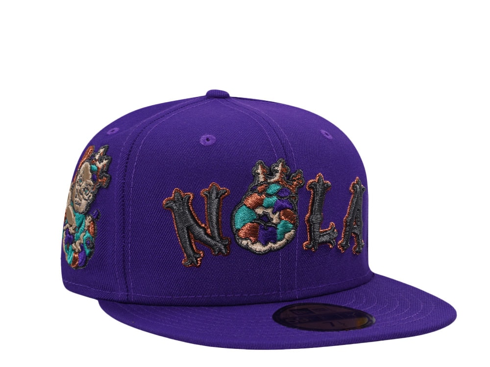 New Era New Orleans Baby Cakes Purple Prime Edition 59Fifty Fitted Hat