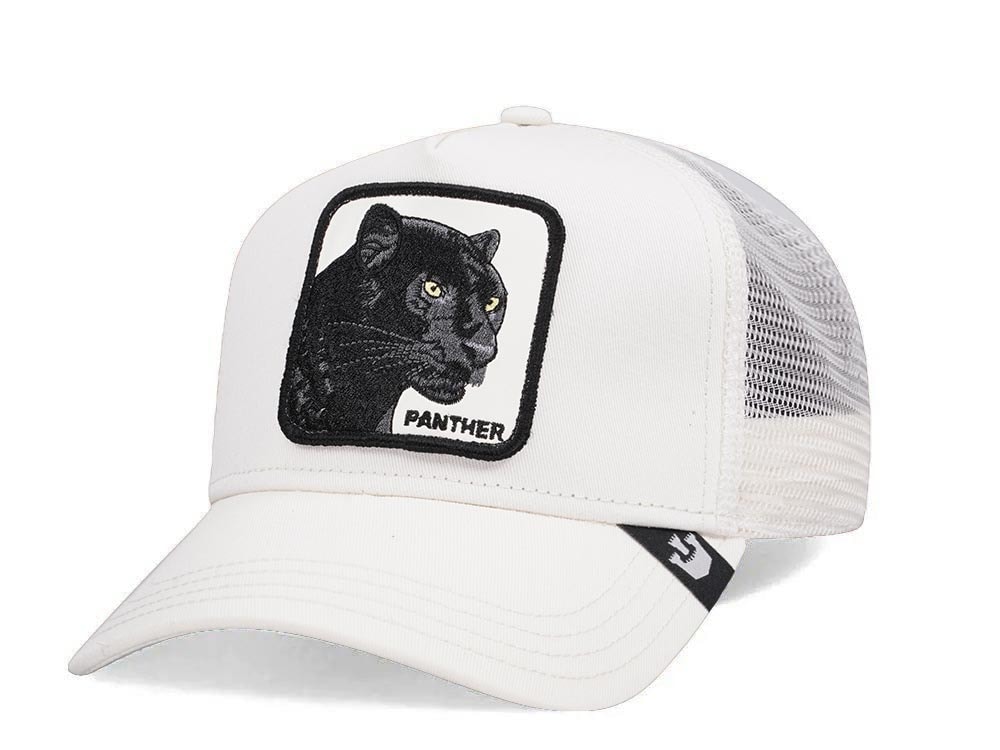 Goorin Bros The Panther White Trucker Snapback Hat