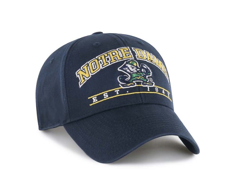 47Brand Notre Dame Fighting Irish Navy Fletcher MVP Strapback Hat