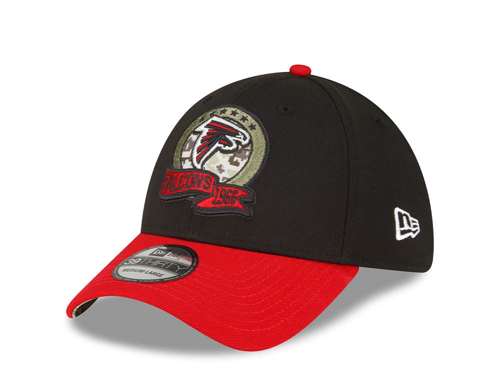 New Era Atlanta Falcons Salute to Service 2022 39Thirty Stretch Hat