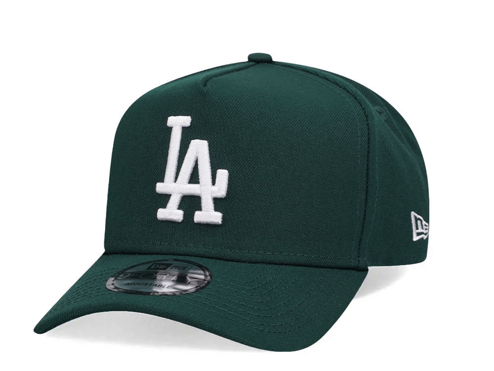New Era Los Angeles Dodgers Green Edition 9Forty A Frame Snapback Hat