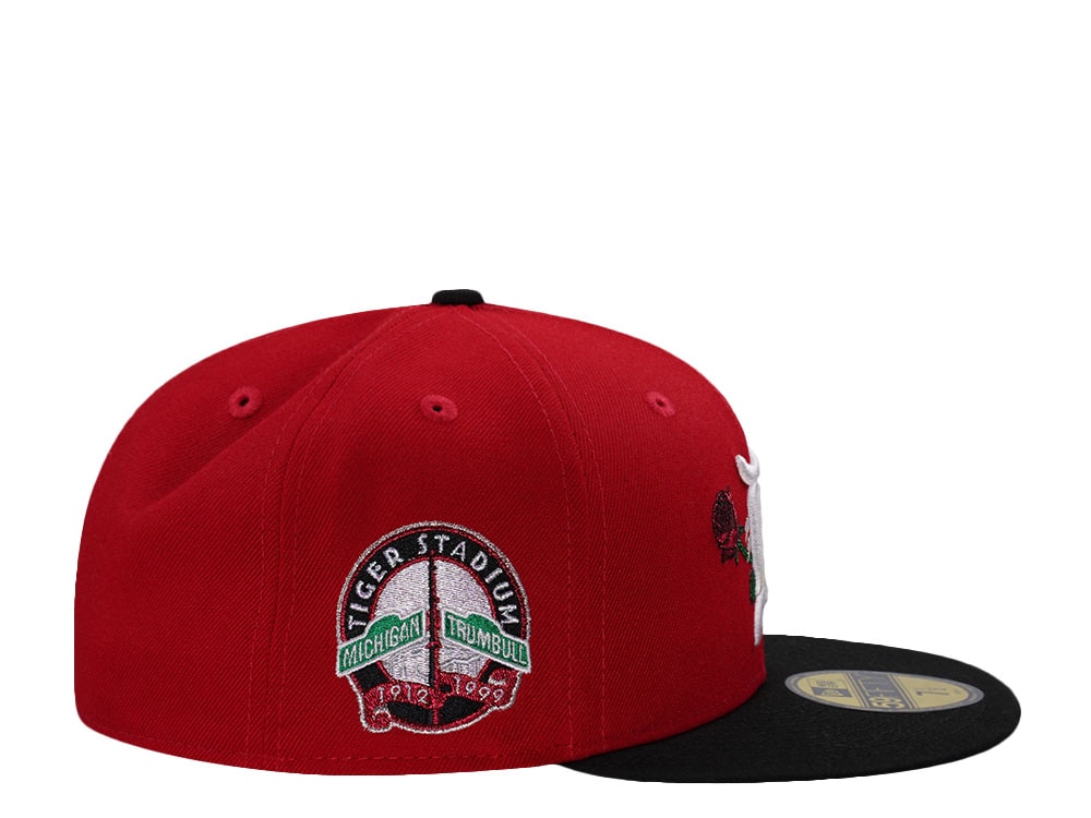 New Era Detroit Tigers StadiumScarlet Rose Two Tone Edition 59Fifty Fitted Cap