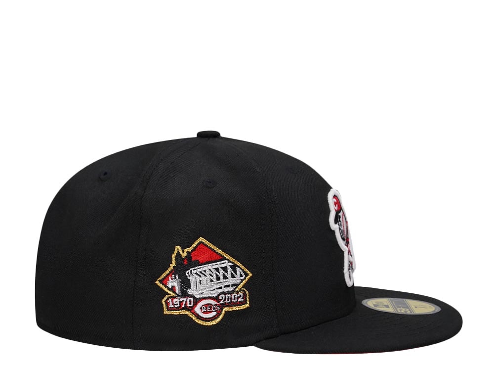 New Era Cincinnati Reds Black and Red Edition 59Fifty Fitted Hat
