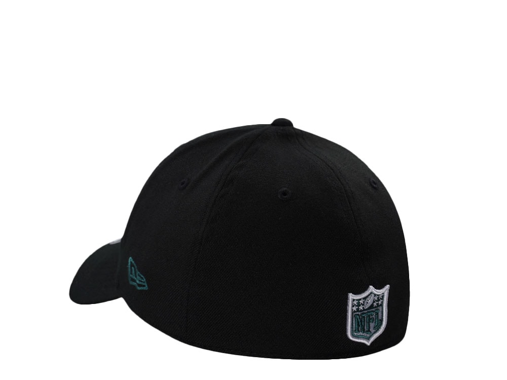 New Era Philadelphia Eagles Black Classic Edition 39Thirty Stretch Fit Cap
