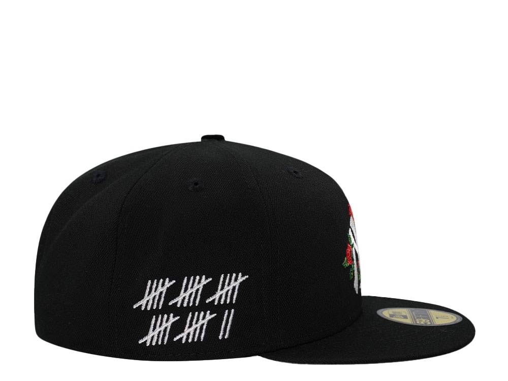 New Era New York Yankees Champions Roses Black Throwback Edition 59Fifty Fitted Hat