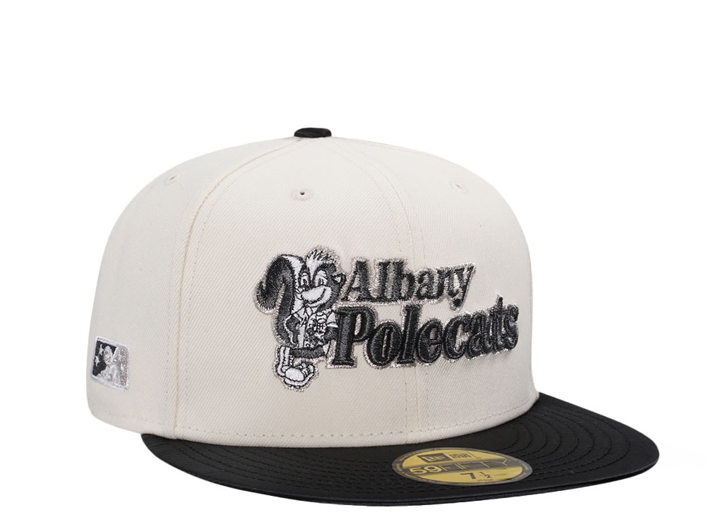 New Era Albany Polecats MILB Satin Brim Chrome Edition 59Fifty Fitted Cap