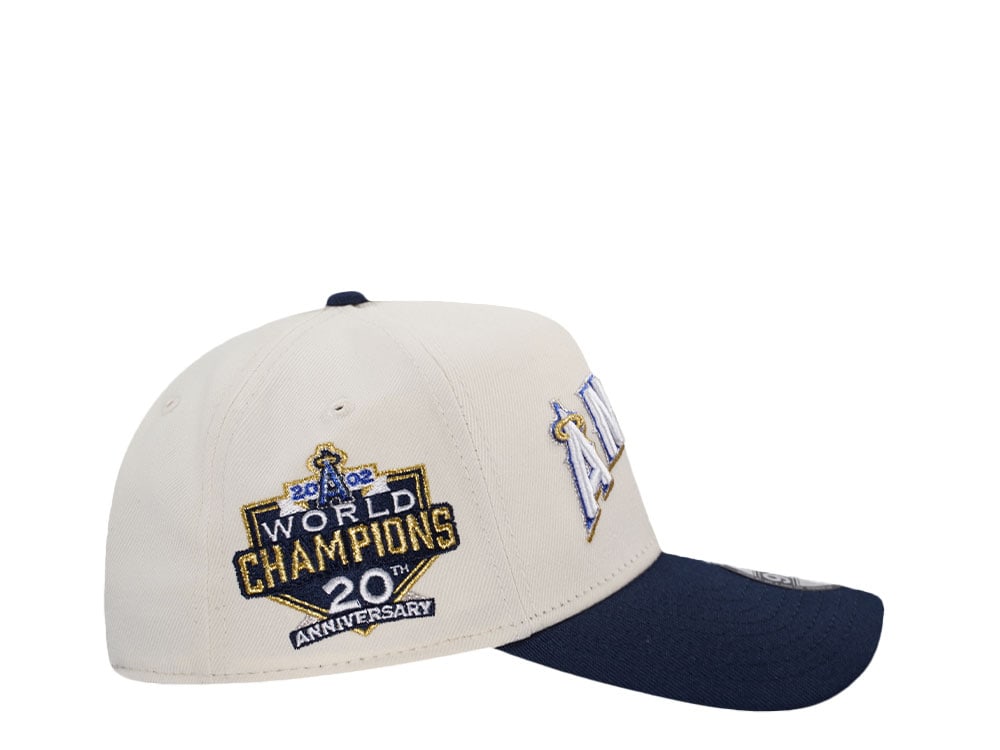 New Era Anaheim Angels World Champions 20th Anniversary Chrome Two Tone Edition 9Forty A Frame Snapback Hat