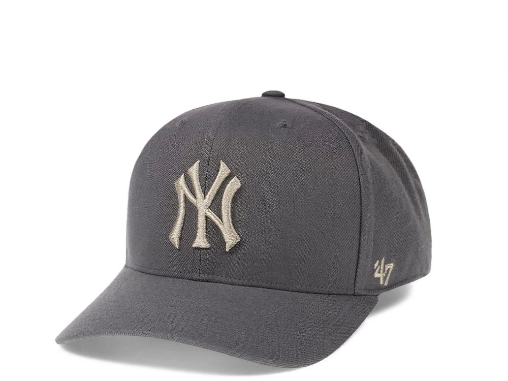 47Brand New York Yankees Classic Charcoal Gray Snapback Hat
