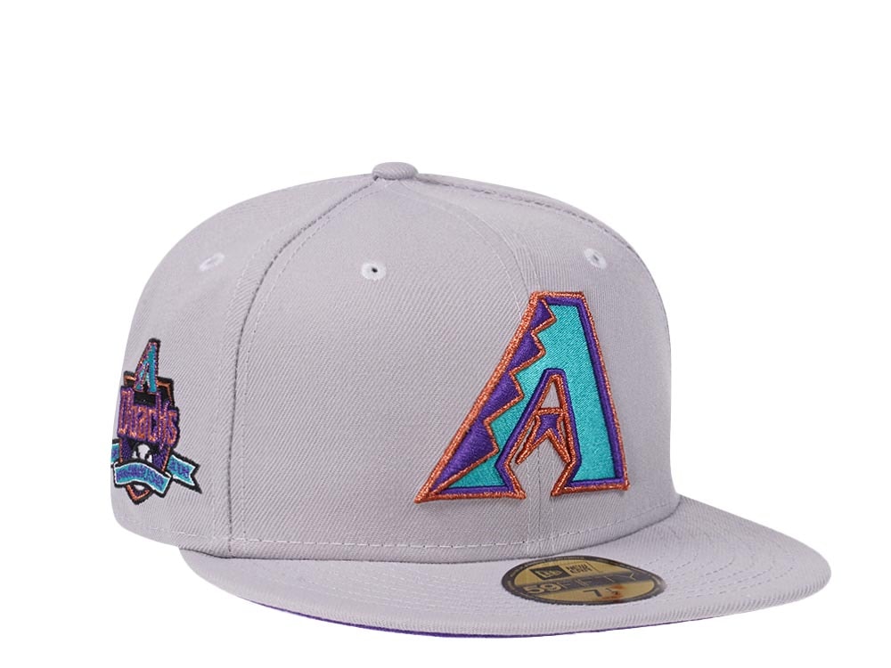 New Era Arizona Diamondbacks 10th Anniversary Fresh Gray  Edition 59Fifty Fitted Hat