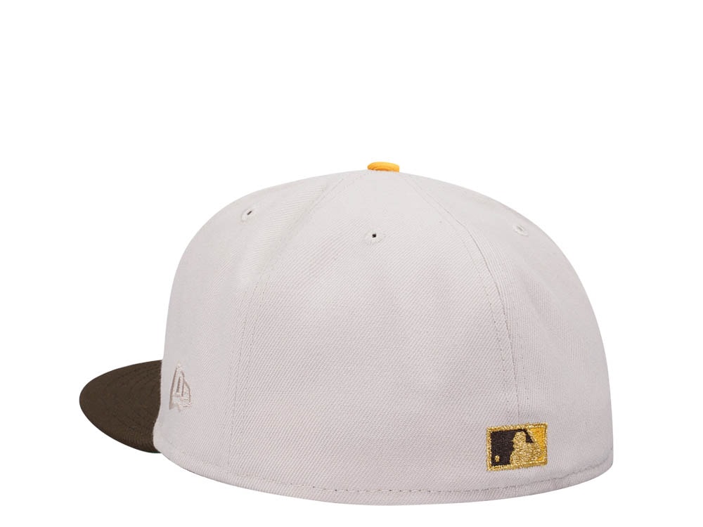 New Era San Diego Padres 40th Anniversary Stone Gold Two Tone Edition 59Fifty Fitted Hat