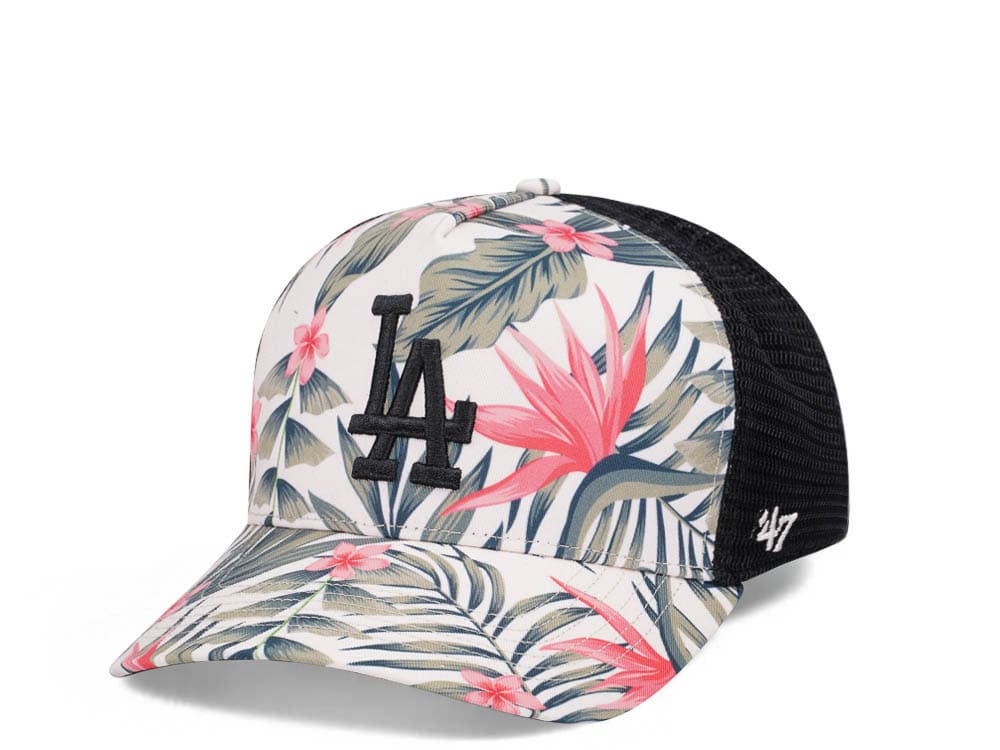 47Brand Los Angeles Dodgers Coastal Floral Mesh MVP Trucker Snapback Hat
