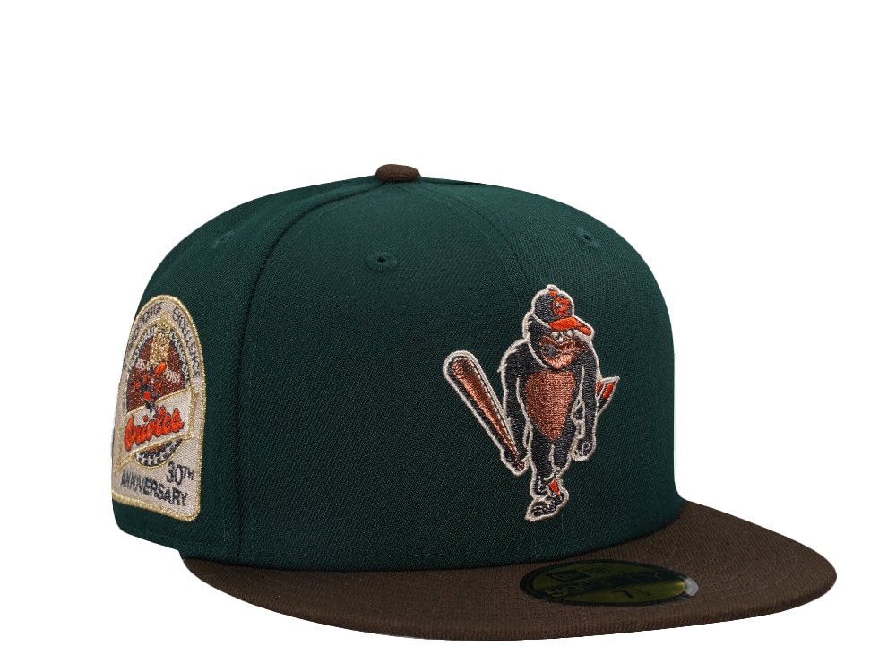 New Era Baltimore Orioles 30th Anniversary Copper Two Tone Edition 59Fifty Fitted Hat