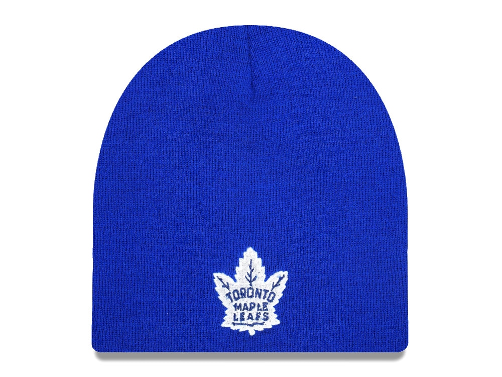 American Needle Toronto Maple Leafs Cuffless Royal Mutsen