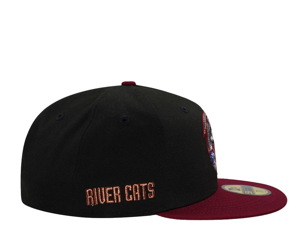 New Era Sacramento Rivercats Metallic Edition Black 59Fifty Fitted Hat